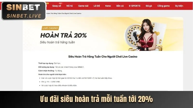 Khuyến mãi sản phẩm cụ thể